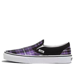 Кроссовки slip-on classic 'violet black' Vans, черный vn000bvzpca | black/purple