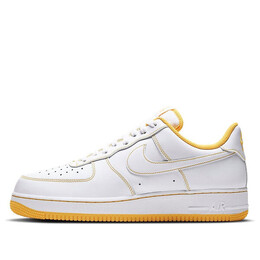 Кроссовки air force 1 '07 'contrast stitch - white laser orange' Nike, белый cv1724-102 | white/yellow