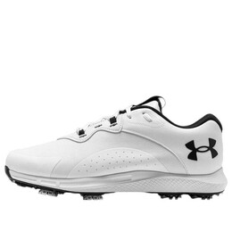 Кроссовки charged draw 2 golf wide 'white black' Under Armour, белый 3026401-100 | white/black