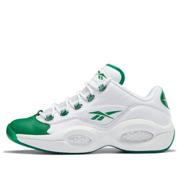 Кроссовки question low 'green toe' Reebok, белый gz0367 | white/green