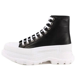Кроссовки tread slick high-top sneakers 'black white' Alexander McQueen, черный 627206whz621071 | black/white