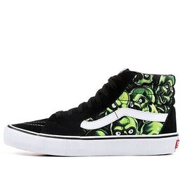 Кроссовки supreme x sk8-hi 'glow-in-the-dark skull pile' Vans, черный vn000vhg3fw | black
