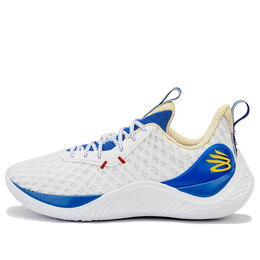 Кроссовки curry 10 'white blue' Under Armour, белый 3027510-100 | white/blue
