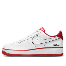 Кроссовки x urbanstar air force 1 '07 lx 'hello pack - white university red' Nike, белый cz0327-100 | white/university red/black