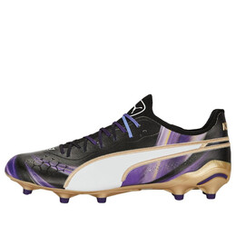 Кроссовки silni x king ultimate fg ag 'elements pack' Puma, черный 107317-01 | black/gold/team violet