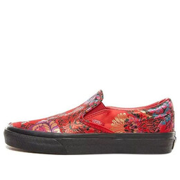 Кроссовки slip-on 'festival satin' Vans, черный vn0a38f7ulp | black/red