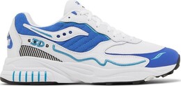 Кроссовки Saucony 3D Grid Hurricane White Royal, белый s70646 2 | white