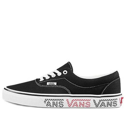 Кроссовки the era checker logo black Vans, черный vn0a38frwq0 | black