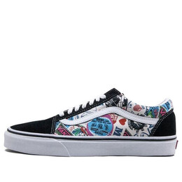 Кроссовки old skool 'stickers' Vans, черный vn0a38g1vfv | black/