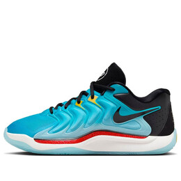 Кроссовки kd 17 'n7' Nike, бирюзовый hj9090-488 | dark turquoise/black/white/sail/university red/varsity maize