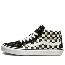 Кроссовки sk8-mid reissue 'checkerboard' Vans, черный vn0a391fqxh | black