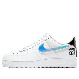 Кроссовки air force 1 '07 lv8 'have a good game' Nike, белый dc0710-191 | white/multi-color/black/bright crimson/baltic blue