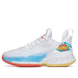 Кроссовки light horseman 3 'april fool's day' Anta, белый 112221608-4 | white/blue/yellow/orange