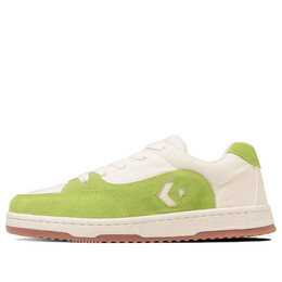 Кроссовки chevron and star skateboarding twotone sk ox 'green' Converse, зеленый 34201431 | green/white/brown