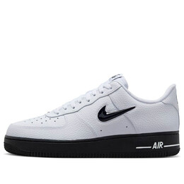 Кроссовки air force 1 '07 low 'jewel white black' Nike, белый hq3826-100 | white/black