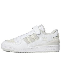 Кроссовки originals forum low classic shoes 'cloud white chalk white' Adidas, белый hq6804 | cloud white / grey one / chalk white