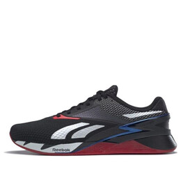 Кроссовки nano x3 'black blue red' Reebok, черный hr1423 | core black/footwear white/vector blue