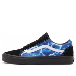 Кроссовки old skool 'lightning - blue' Vans, черный vn0a3wkt9ft | black/blue