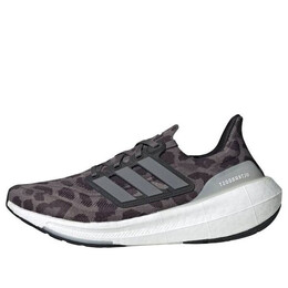Кроссовки ultraboost light 'black leopard' Adidas, черный id3274 | charcoal/iron metallic/grey five