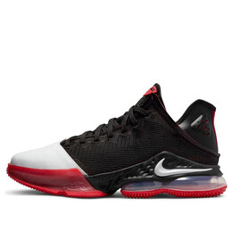 Кроссовки lebron 19 low 'bred' Nike, черный dh1270-001 | black/white/red