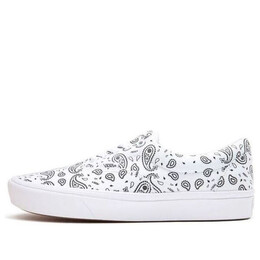 Кроссовки comfycush era 'paisley - white' Vans, черный vn0a3wm942m | black/white