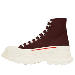 Кроссовки tread slick boots 'burgundy white' Alexander McQueen, бургундия 705659w4v312090 | burgundy/white