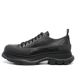 Кроссовки tread slick canvas sneakers 'all black' Alexander McQueen, черный 705662whz621081 | black