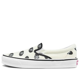 Кроссовки wacko maria x og classic slip-on lx 'white records' Vans, белый vn0a45jk592 | white
