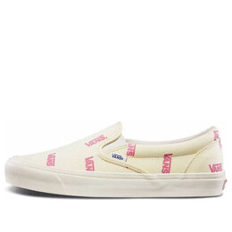 Кроссовки classic slip-on lx canvas 'multi logo rutabaga' Vans, белый vn0a45jkvqh | white