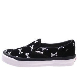 Кроссовки wtaps x og classic slip-on lx 'bones' Vans, черный vn0a45jkk08 | black/white