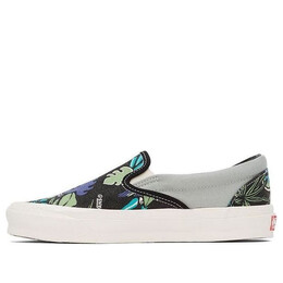 Кроссовки og classic slip-on lx 'parrot hawaiian - black' Vans, черный vn0a45jk4kx | black