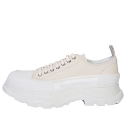 Кроссовки tread slick low-top sneakers 'cream pink white' Alexander McQueen, розовый 705662whz627701 | cream pink/white