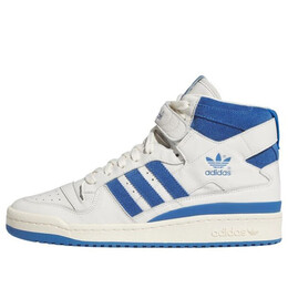Кроссовки forum 84 high 'cloud white trace royal' Adidas, белый if9675 | cloud white/trace royal/cream white