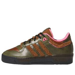 Кроссовки x the simpsons rivalry low 'werewolf flanders' Adidas, коричневый if7190 | wild brown/wild pine/rose tone