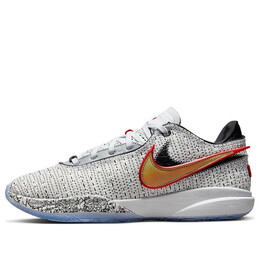Кроссовки lebron 20 'the debut' Nike, серый dj5423-100 | gray/red