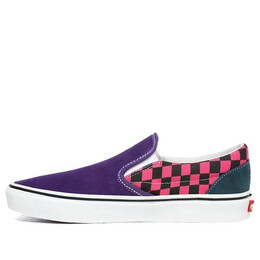 Кроссовки classic slip-on 'sport pack - stargazer multi' Vans, фиолетовый vn0a4bv3006 | purple/black/yellow