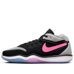 Кроссовки air zoom gt hustle 2 'fundamental' Nike, черный dj9405-004 | black/pure platinum/white/pink foam/ashen slate