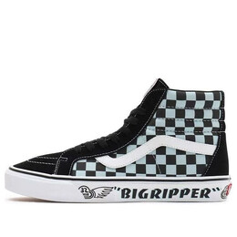 Кроссовки se bikes x sk8-hi reissue 'big ripper - black reflective checkerboard' Vans, черный vn0a4bv8a0e | black/blue