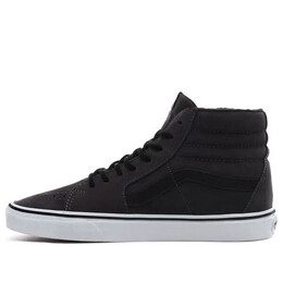 Кроссовки suede sherpa sk8-hi 'black white' Vans, черный vn0a4bv6tc1 | black/white