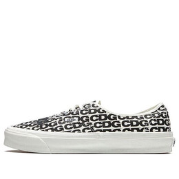 Кроссовки comme des garcons x og authentic lx 'cdg print - blanc de blanc' Vans, черный vn0a4bv9shm | black/white