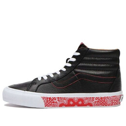 Кроссовки sk8-hi reissue lx 'bandana - black racing red' Vans, черный vn0a4bvhizq | black/white/red