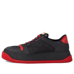 Кроссовки screener sneaker 'black red' Gucci, черный 750048-fab39-1058 | black/red