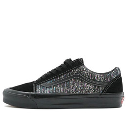Кроссовки vault og old skool lx black/multi-color Vans, черный vn0a4p3x2sw | black