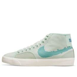 Кроссовки blazer court mid premium sb 'barely green' Nike, зеленый dm8553-300 | green/blue