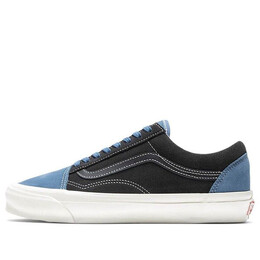 Кроссовки og old skool lx 'navy raven' Vans, синий vn0a4p3x4o5 | blue/black