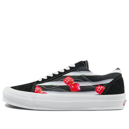 Кроссовки og old skool lx 'snake eyes - black' Vans, черный vn0a4p3xb52 | black/white/red