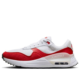 Кроссовки air max systm 'white university red' Nike, белый dm9537-104 | white / university red