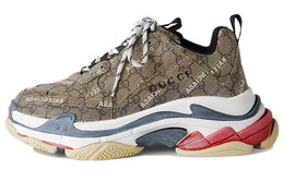 Кроссовки Balenciaga Triple S Chunky, коричневый/мультиколор 681066 ulz10 9795