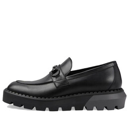 Кроссовки horsebit loafers 'all black' Gucci, черный 758593-aaazg-1000 | black