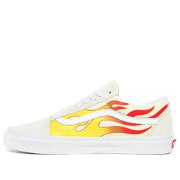 Кроссовки old skool 'flame' Vans, белый vn0a4u3b223 | white/yellow